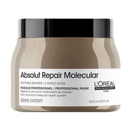 Професійна концентрована змивна маска L`Oreal Professionnel Serie Expert Absolut Repair Molecular для  відновлення структури пошкодженого волосся,500 мл, фото 