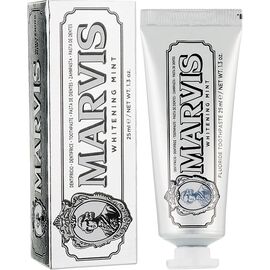 Зубна паста Відбілююча М'ятна Marvis Whitening Mint Toothpaste, 25 мл, Об'єм: 25 мл, фото 