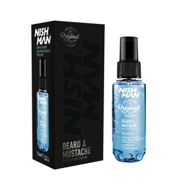Парфумований спрей для бороди та вусів Nishman Beard & Mustache Perfumed Spray Genius, 75 мл, фото 