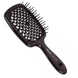 Гребінець Janeke Superbrush The Original Italian Patent чорний, фото 