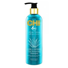Шампунь для волосся CHI Aloe Vera Curl Enhancing Shampoo з Алое вера та нектаром агави, 340 мл, Об'єм: 340 мл, фото 