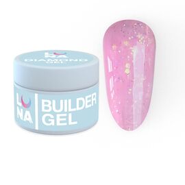 Гель для нарощування Luna  Diamond Gel №4 15ml, Об'єм: 15 мл, Колекція гелів: Diamond Gel, Номер: 4, фото 
