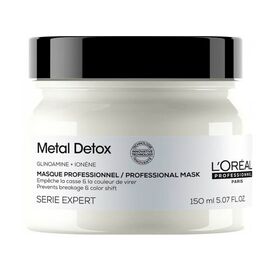 Маска L'Oreal Professionnel Serie Expert Metal Detox Mask для попередження металевих накопичень у волоссі після фарбування та освітлення,150 мл, фото 