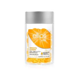 Вітаміни для волосся "Розкішне сяйво" з олією алое вера Ellips Hair Vitamin Smooth & Shiny With Aloe Vera Oil, 50*1 мл, Об'єм: 50*1 мл, фото 