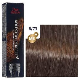 Фарба для волосся Wella Professionals Koleston Perfect ME+ Deep Brawns 6/73, Темний блондин коричнево-золотистий, 60 мл, Номер краски: 6/73, фото 