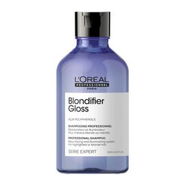 Шампунь для сяяння волосся, пофарбованого у відтінки блонд L'Oreal Professionnel Serie Expert Blondifier Gloss Shampoo, 300 мл, фото 