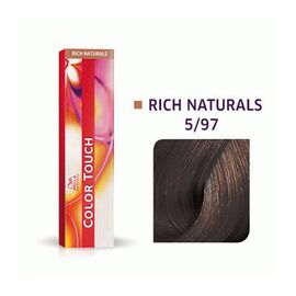 Безаміачна фарба для волосся Wella Professionals Color Touch Rich Naturals 5/97, Світлий шатен сандре коричневий, 60 мл, Номер краски: 5/97, фото 