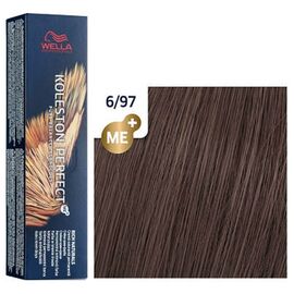 Фарба для волосся Wella Professionals Koleston Perfect ME+ Pure Naturals 6/97, Темний блонд сандре коричневий, 60 мл, Номер краски: 6/97, фото 