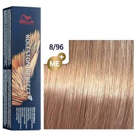 Фарба для волосся Wella Professionals Koleston Perfect ME+ Pure Naturals 8/96, Світлий блонд сандре фіолетовий, 60 мл, Номер краски: 8/96, фото 