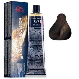 Фарба для волосся Wella Professionals Koleston Perfect ME+ Deep Brawns 5/71, Світлий шатен коричневий попелястий, 60 мл, Номер краски: 5/71, фото 