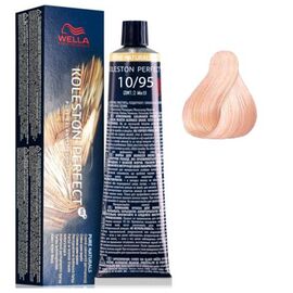 Фарба для волосся Wella Professionals Koleston Perfect ME+ Pure Naturals 10/95, Яскравий блонд сандре махагоновий, 60 мл, Номер краски: 10/95, фото 
