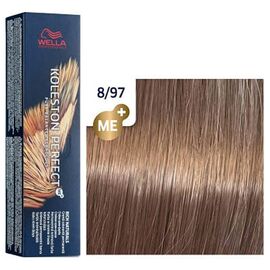Фарба для волосся Wella Professionals Koleston Perfect ME+ Pure Naturals 8/97, Світлий блонд сандре коричневий, 60 мл, Номер краски: 8/97, фото 