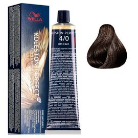 Фарба для волосся Wella Professionals Koleston Perfect ME+ Pure Naturals 4/0, Шатен натуральний , 60 мл, Номер краски: 4/0, фото 