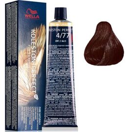 Фарба для волосся Wella Professionals Koleston Perfect ME+ Deep Brawns 4/77, Шатен інтенсивний коричневий , 60 мл, Номер краски: 4/77, фото 