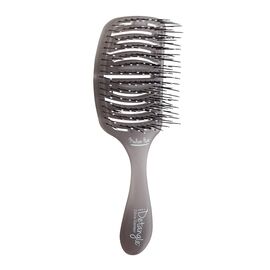 Щітка Olivia Garden ESSENTIAL CARE FLEX Medium Hair Bristles Ice Grey, фото 