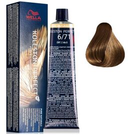Фарба для волосся Wella Professionals Koleston Perfect ME+ Deep Brawns 6/71, Темний блонд коричневий попелястий, 60 мл, Номер краски: 6/71, фото 