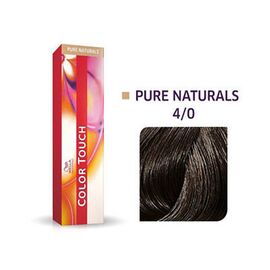 Безаміачна фарба для волосся Wella Professionals Color Touch Rich Naturals 4/0, Шатен натуральний, 60 мл, Номер краски: 4/0, фото 