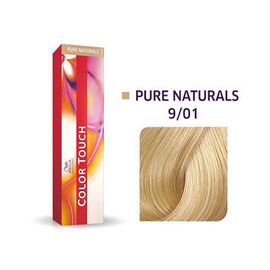 Безаміачна фарба для волосся Wella Professionals Color Touch Rich Naturals 9/01, Дуже світлий блондин  натурально-попелястий, 60 мл, Номер краски: 9/01, фото 