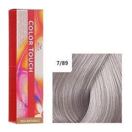 Безаміачна фарба для волосся Wella Professionals Color Touch Rich Naturals 7/89, Бондин перлинний сандре, 60 мл, Номер краски: 7/89, фото 
