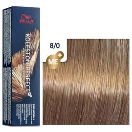 Фарба для волосся Wella Professionals Koleston Perfect ME+ Pure Naturals 8/0, Світлий блонд натуральний, 60 мл, Номер краски: 8/0, фото 