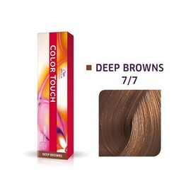Безаміачна фарба для волосся Wella Professionals Color Touch Deep Browns 7/7, Блондин коричневий , 60 мл, Номер краски: 7/7, фото 