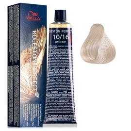 Фарба для волосся Wella Professionals Koleston Perfect ME+ Pure Naturals 10/16, Яскравий блонд попелястий фіолетовий, 60 мл, Номер краски: 10/16, фото 