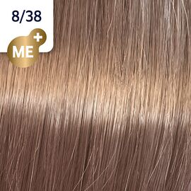 Фарба для волосся Wella Professionals Koleston Perfect ME+ Pure Naturals 8/38, Світлий блонд золотистий  перлинний, 60 мл, Номер краски: 8/38, фото 