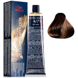 Фарба для волосся Wella Professionals Koleston Perfect ME+ Deep Brawns 4/71, Шатен коричневий попелястий 60 мл, Номер краски: 4/71, фото 
