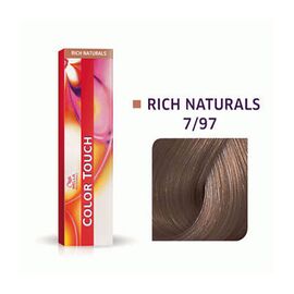Безаміачна фарба для волосся Wella Professionals Color Touch Rich Naturals 7/97, Блондин сандре-коричневий, 60 мл, Номер краски: 7/97, фото 