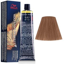 Фарба для волосся Wella Professionals Koleston Perfect ME+ Pure Naturals 9/97, Дуже світлий блонд сандре коричневий, 60 мл, Номер краски: 9/97, фото 