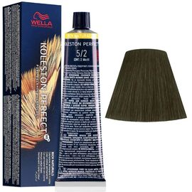 Фарба для волосся Wella Professionals Koleston Perfect ME+ Pure Naturals 5/2, Світлий шатен матовий, 60 мл, Номер краски: 5/2, фото 
