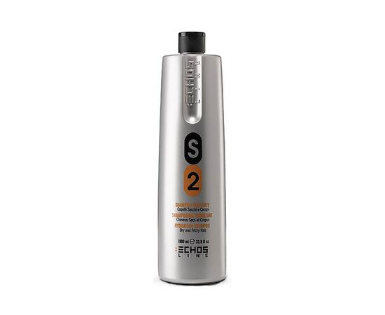 Зволожуючий шампунь для сухого і неслухняного волосся Echosline S2 Hydrating Shampoo,1000 мл, фото 