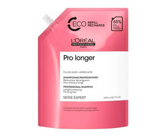 Шампунь L'Oreal Professionnel Serie Expert Pro Longer Shampoo для відновлення волосся по довжині, рефіл формат 1500 мл, фото 