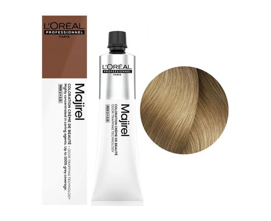 Крем-фарба для волосся L'Oreal Professionnel Majirel 9.31 Дуже світлий блондин золотисто-попелястий, 60 мл, Об'єм: 60 мл., Номер краски: 9.31, фото 