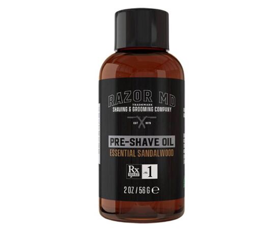 Чоловіча олія перед голінням Razor MD Pre Shave Oil Essential Сандалове дерево, 56 г, фото 