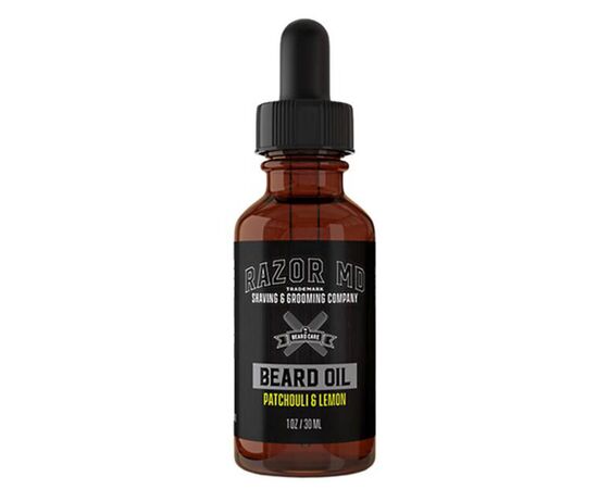 Олія для бороди пачулі і лимон Razor MD Beard Oil Patchouli & Lemon, 30 ml, фото 