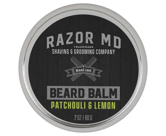 Бальзам для бороди пачулі та лимон Razor MD Beard Balm Patchouli & Lemon, 59 ml, фото 