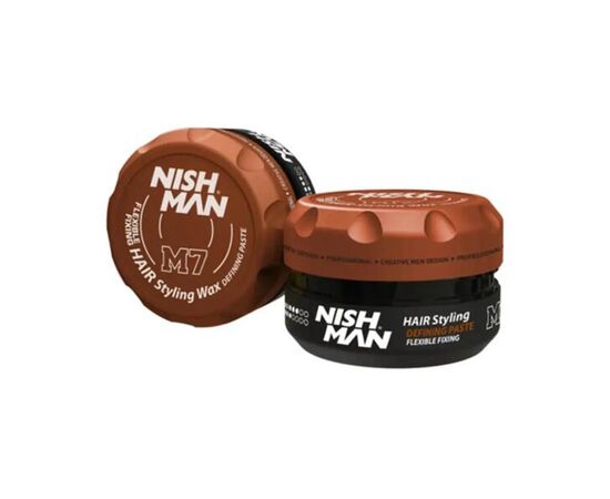 Матова паста для укладання волосся Nishman Hair Styling Defining Paste M7, 30 мл, фото 
