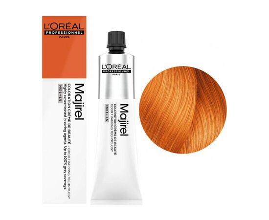 Крем-фарба для волосся L'Oreal Professionnel Majirel 8.43 Світлий блондин мідно-золотистий, 60 мл, Об'єм: 60 мл., Номер краски: 8.43, фото 