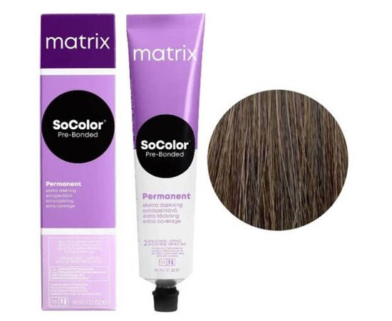 Стійка крем-фарба для волосся Matrix Socolor Beauty (Pre-Bonded Permanent) Extra Coverage 506NV,Темний Блондин Нейтральній Фіолетовий,   90 мл, Номер краски: 506NV, фото 