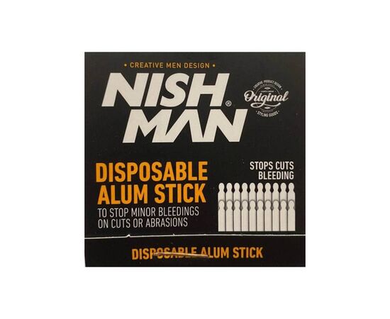 Галунцеві сірники Nishman Disposable Alum Stick 20 шт, фото 