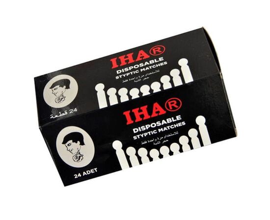 Квасцові сірники IHA Disposable Styptic Matches 20 шт, фото 