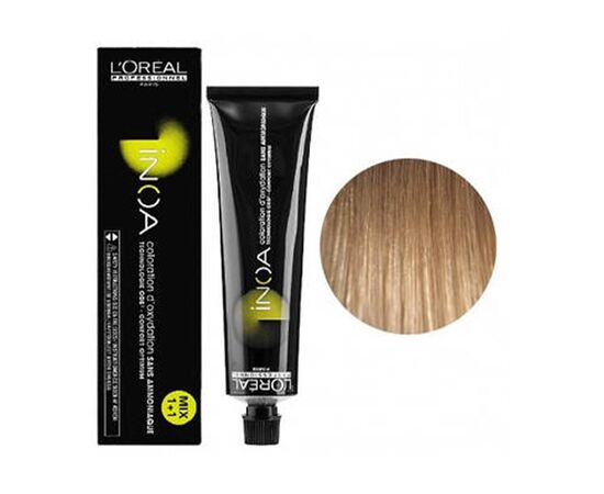 Фарба без аміаку L'Oreal Professionnel Inoa 9.12, Дуже світлий блондин попелясто-перламутровий, 60 мл, Номер краски: 9.12, фото 