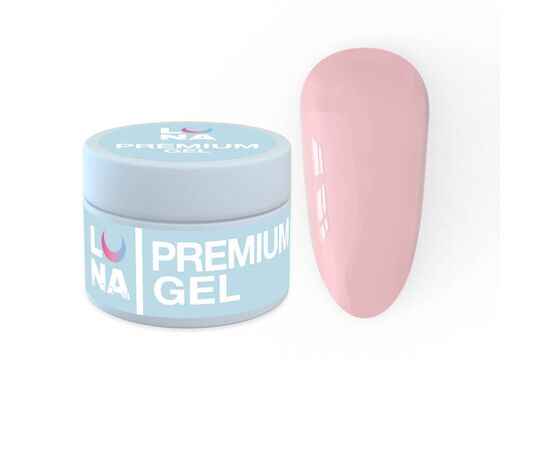 Гель для нарощування Luna Premium Gel №7 (15ml), Об'єм: 15 мл, Колекція гелів: Premium Gel, Номер: 7, фото 