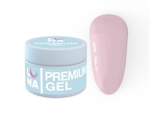 Гель для нарощування Luna Premium Gel №3 (30ml), Об'єм: 30 мл, Колекція гелів: Premium Gel, Номер: 3, фото 
