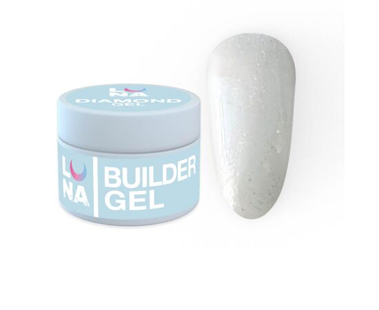 Гель для нарощування Luna  Diamond Gel №6 15ml, Об'єм: 15 мл, Колекція гелів: Diamond Gel, Номер: 6, фото 