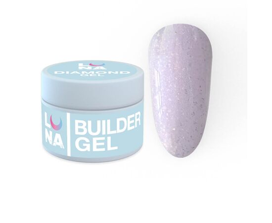 Гель для нарощування Luna  Diamond Gel №8 15ml, Об'єм: 15 мл, Колекція гелів: Diamond Gel, Номер: 8, фото 
