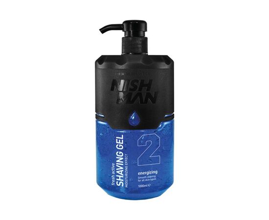 Гель для гоління  Nishman Shaving Gel №2 Fresh Active Energizing, 1000 мл, фото 