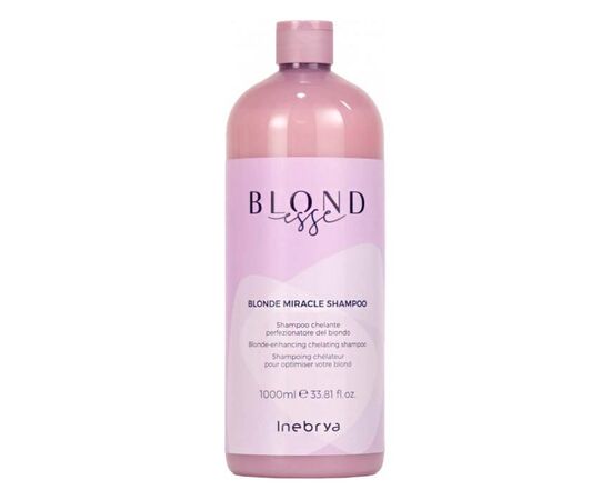 Оттеночный шампунь блонд Inebrya Blondesse Blonde Miracle Shampoo, 1000 мл, Объём: 1000 мл, фото 
