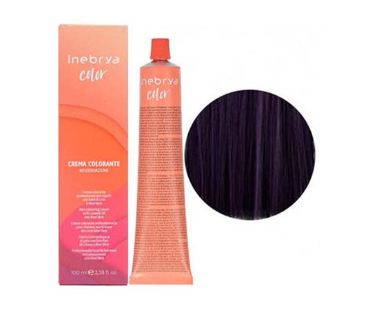 Крем-краска Inebrya Color 4/20 Шатен вишнево-фиолетовый, 100 мл, Оттенок краски: Фиолетовый, фото 